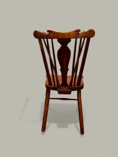 WINDSOR COMB BACK SIDE CHAIRS SET OF 8 IN FRUITWOOD ELM C1780 - ADDITIONAL PHOTO 9