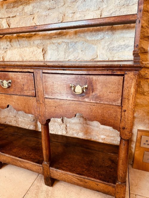 POTBOARD DRESSER AND RACK OAK C1790 - ADDITIONAL PHOTO 8