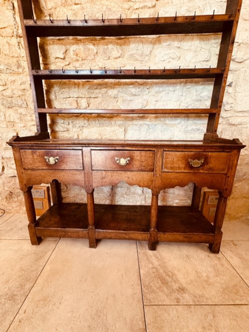 POTBOARD DRESSER AND RACK OAK C1790 - ADDITIONAL PHOTO 9