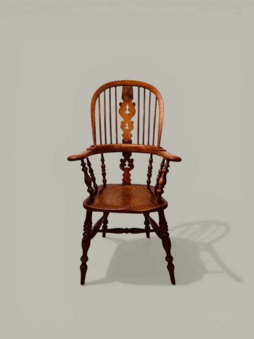 Windsor Broad Arm Chair in Ash & Elm C1890