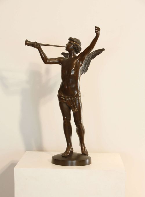 Bronze Sculpture of the Archangel Saint Gabriel 19th C