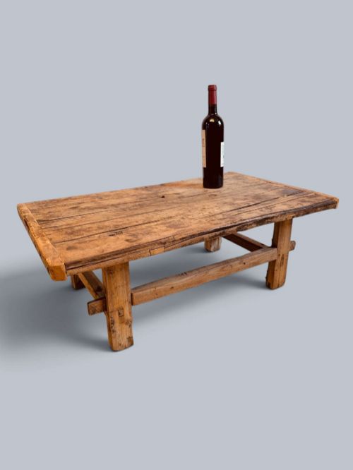 CHINESE MARKET TRADER’S TABLE, (COFFEE TABLE), PINE, C1900