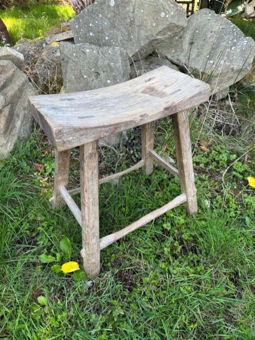 CHINESE ELM STOOL, C1890