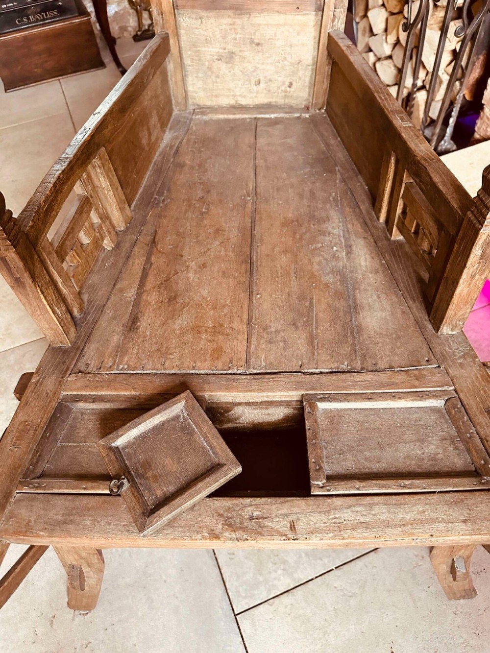 CHINESE TRADER’S WHEELBARROW IN ELM & BEECH C1900 View VIII