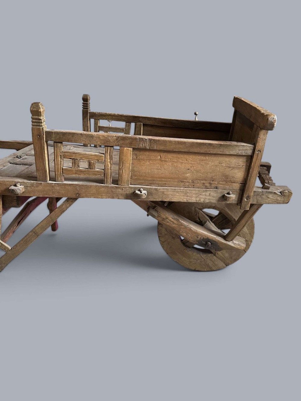CHINESE TRADER’S WHEELBARROW IN ELM & BEECH C1900 View XIV