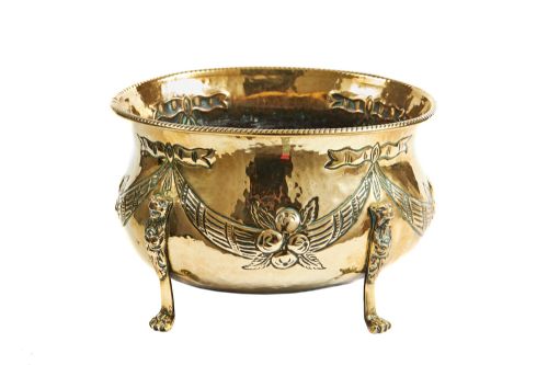 Antique Brass Planter