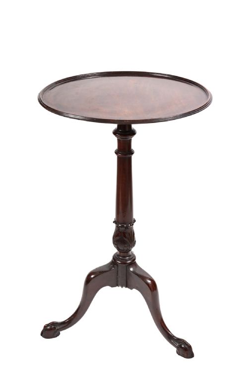 Antique George III Mahogany Lamp Table
