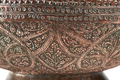 19TH CENTURY INDIAN COPPER BOWL - ADDITIONAL PHOTO 2