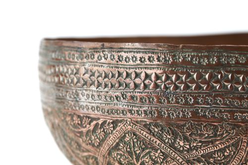 19TH CENTURY INDIAN COPPER BOWL - ADDITIONAL PHOTO 4