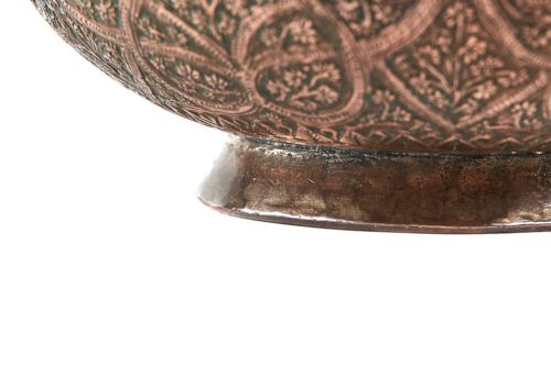 19TH CENTURY INDIAN COPPER BOWL - ADDITIONAL PHOTO 5