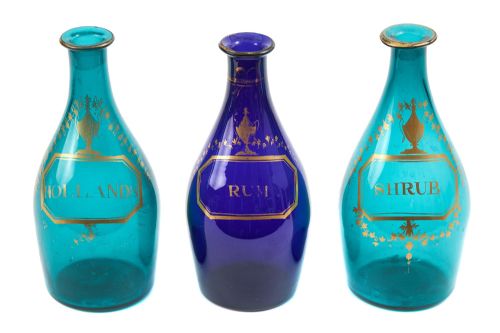 Set of Three Victorian Decanters