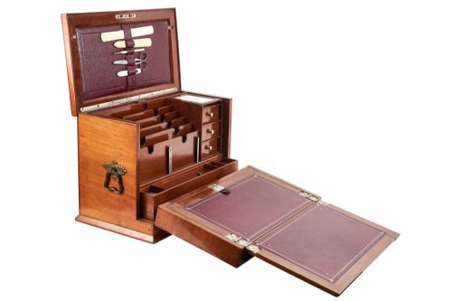 FINE QUALITY ANTIQUE STATIONARY BOX - ADDITIONAL PHOTO 3