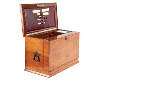 FINE QUALITY ANTIQUE STATIONARY BOX - ADDITIONAL PHOTO 5