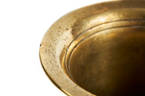 ANTIQUE BRASS PESTLE MORTAR - ADDITIONAL PHOTO 4