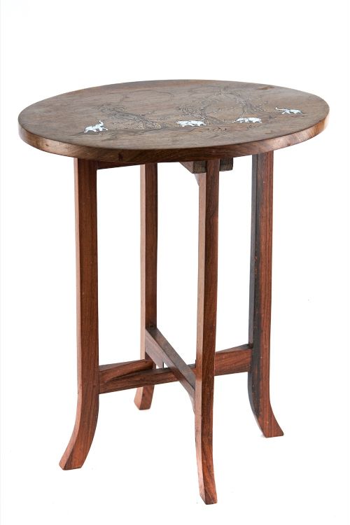 Quality Antique Small Folding Side Table