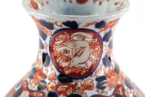 ANTIQUE QUALITY JAPANESE IMARI VASE - ADDITIONAL PHOTO 4