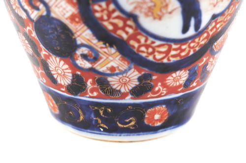 ANTIQUE QUALITY JAPANESE IMARI VASE - ADDITIONAL PHOTO 5