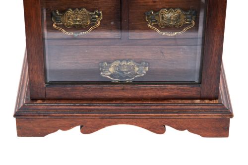 ANTIQUE OAK SMOKERS CABINET - ADDITIONAL PHOTO 3