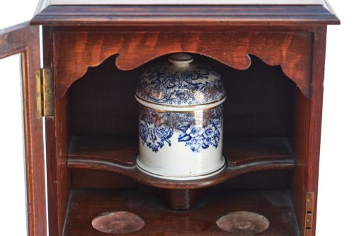 ANTIQUE OAK SMOKERS CABINET - ADDITIONAL PHOTO 6