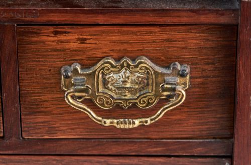 ANTIQUE OAK SMOKERS CABINET - ADDITIONAL PHOTO 7
