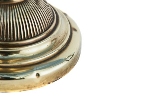 ANTIQUE BRASS OIL LAMP - ADDITIONAL PHOTO 8