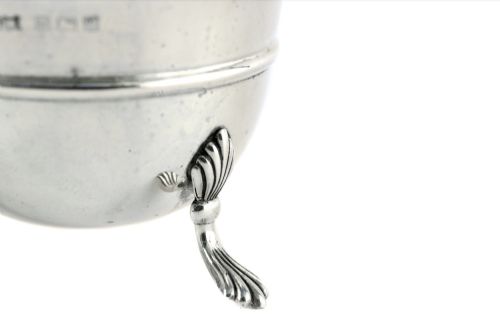 PAIR OF ANTIQUE SILVER SALTS - ADDITIONAL PHOTO 3