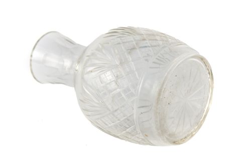 ANTIQUE CUT GLASS CARAFE - ADDITIONAL PHOTO 4