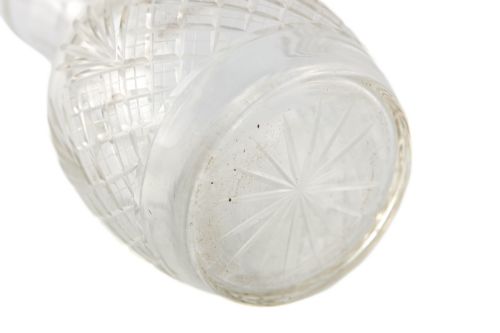 ANTIQUE CUT GLASS CARAFE - ADDITIONAL PHOTO 5