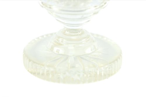 ANTIQUE CUT GLASS JAR - ADDITIONAL PHOTO 4