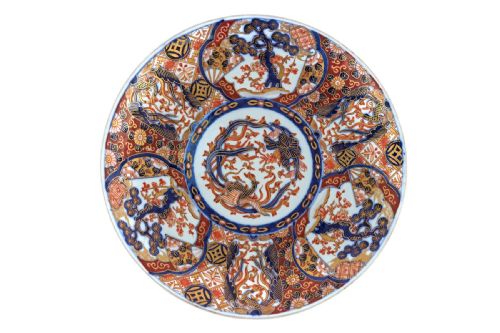 antique japanese imari charger - CATEGORY: ANTIQUE CERAMICS - DATED 1900