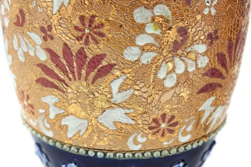 PAIR OF QUALITY ANTIQUE ROYAL DOULTON VASES - ADDITIONAL PHOTO 9