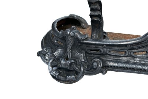FANTASTIC ANTIQUE GEORGIAN CAST IRON FIRE FENDER - ADDITIONAL PHOTO 4