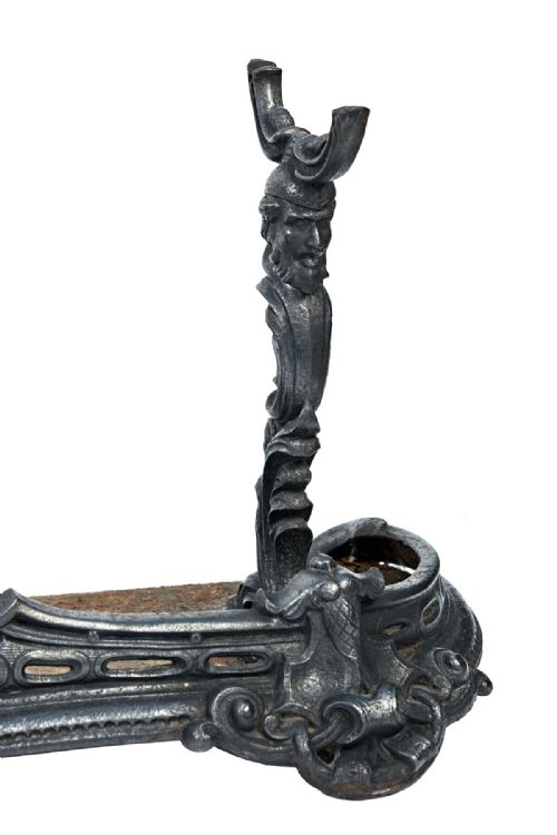FANTASTIC ANTIQUE GEORGIAN CAST IRON FIRE FENDER - ADDITIONAL PHOTO 5