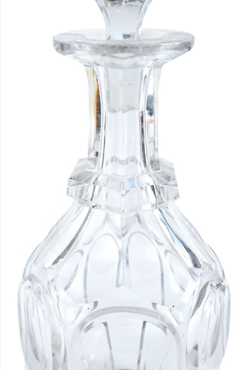 LARGE PAIR OF ANTIQUE VICTORIAN DECANTERS - ADDITIONAL PHOTO 4