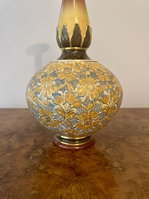 WONDERFUL QUALITY LARGE ANTIQUE DOULTON VASE - ADDITIONAL PHOTO 1