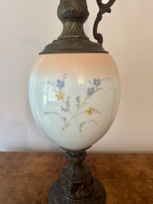 UNUSUAL LARGE ANTIQUE VICTORIAN EWER - ADDITIONAL PHOTO 5