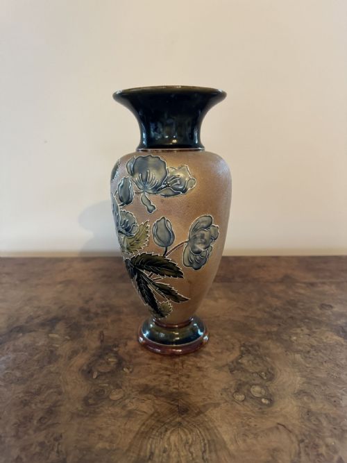 FANTASTIC QUALITY ANTIQUE DOULTON LAMBETH VASE - ADDITIONAL PHOTO 3