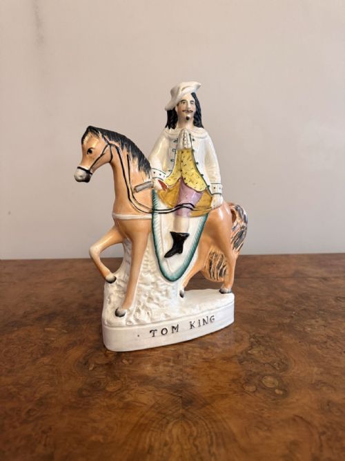 WONDERFUL QUALITY ANTIQUE VICTORIAN STAFFORDSHIRE FIGURE - ADDITIONAL PHOTO 1