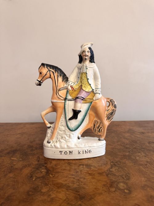 WONDERFUL QUALITY ANTIQUE VICTORIAN STAFFORDSHIRE FIGURE - ADDITIONAL PHOTO 3