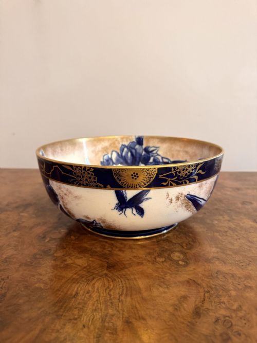 OUTSTANDING QUALITY LARGE ANTIQUE DOULTON BURSLEM BOWL - ADDITIONAL PHOTO 2