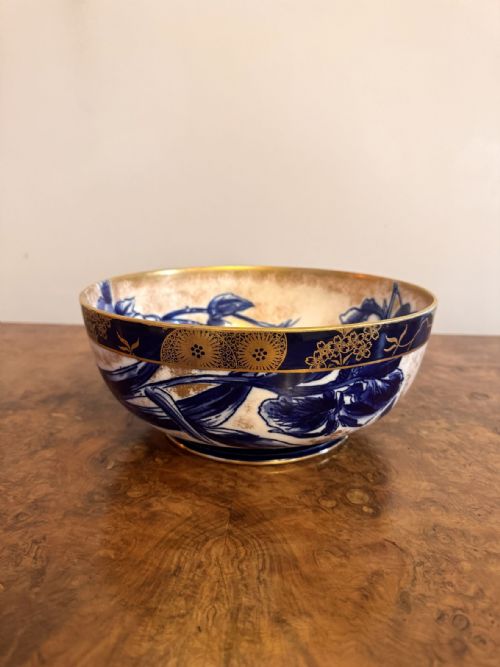 OUTSTANDING QUALITY LARGE ANTIQUE DOULTON BURSLEM BOWL - ADDITIONAL PHOTO 3