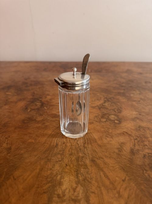 LOVELY ANTIQUE EDWARDIAN SILVER PLATED CRUET SET - ADDITIONAL PHOTO 2