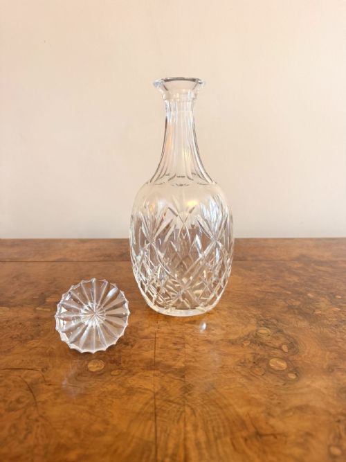 QUALITY ANTIQUE EDWARDIAN DECANTER - ADDITIONAL PHOTO 2