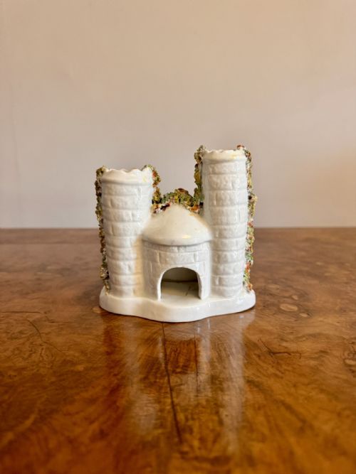 QUALITY ANTIQUE STAFFORDSHIRE FLAT BACK CASTLE - ADDITIONAL PHOTO 1