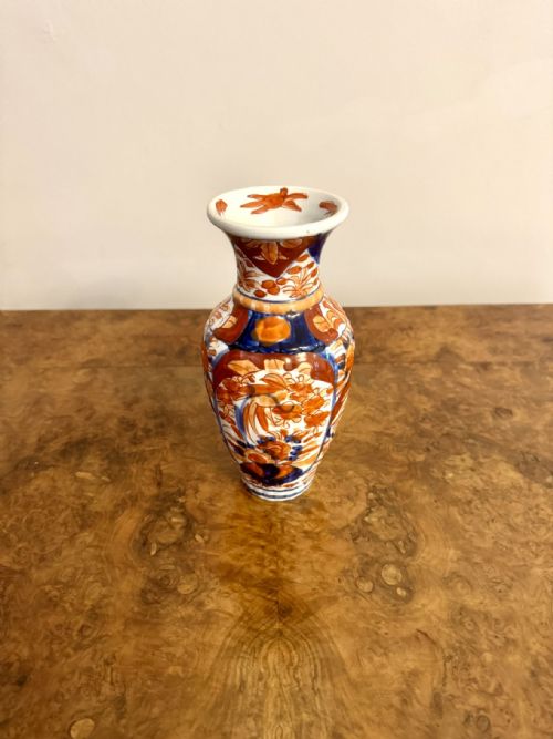LOVELY QUALITY ANTIQUE JAPANESE IMARI VASE - ADDITIONAL PHOTO 2