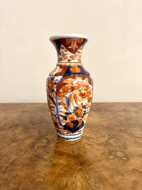 LOVELY QUALITY ANTIQUE JAPANESE IMARI VASE - ADDITIONAL PHOTO 3