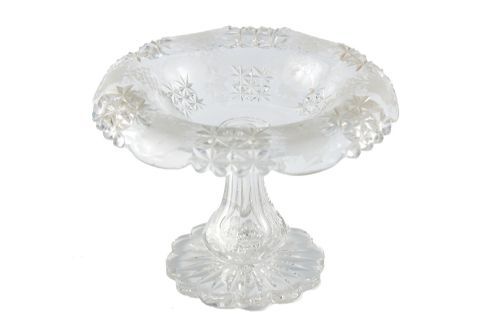 ANTIQUE CUT GLASS TABLE CENTREPIECE