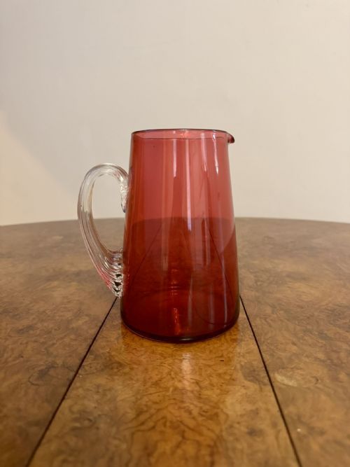 QUALITY COLLECTION OF ANTIQUE CRANBERRY GLASS - ADDITIONAL PHOTO 3