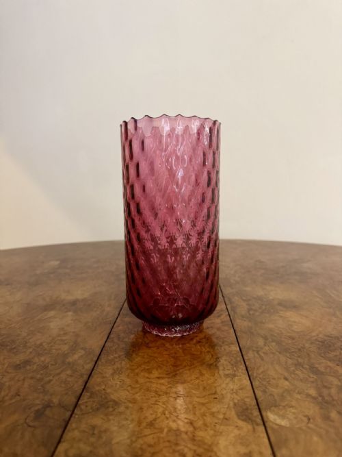 QUALITY COLLECTION OF ANTIQUE CRANBERRY GLASS - ADDITIONAL PHOTO 4
