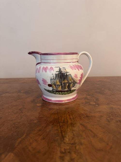 Quality Antique Victorian Sunderland Lustre Jug